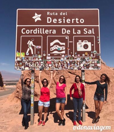 Placa Cordilheira do Sal - Deserto do Atacama - Dona Viagem
